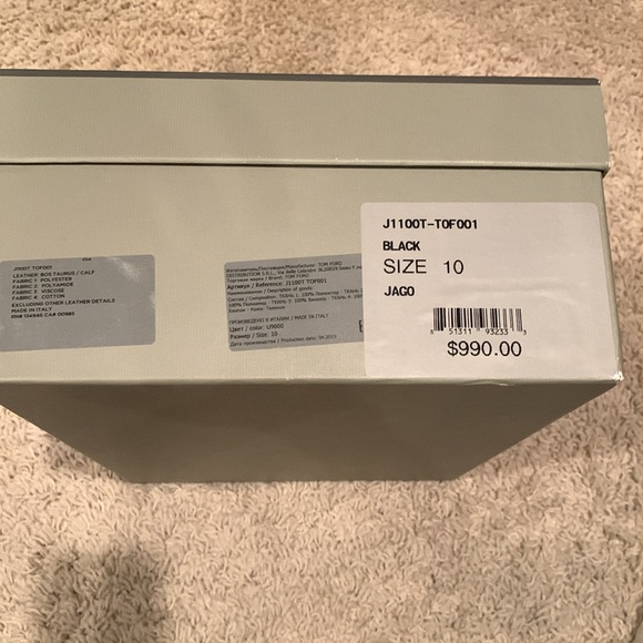 Tom Ford men’s shoebox. Size 10 excellent condition. - Picture 2 of 5